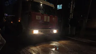 Перегрузка электросети привела к пожару на стройке в Чебоксарах
