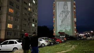 В Новоюжном районе Чебоксар на доме появится граффити девушки в чувашском наряде
