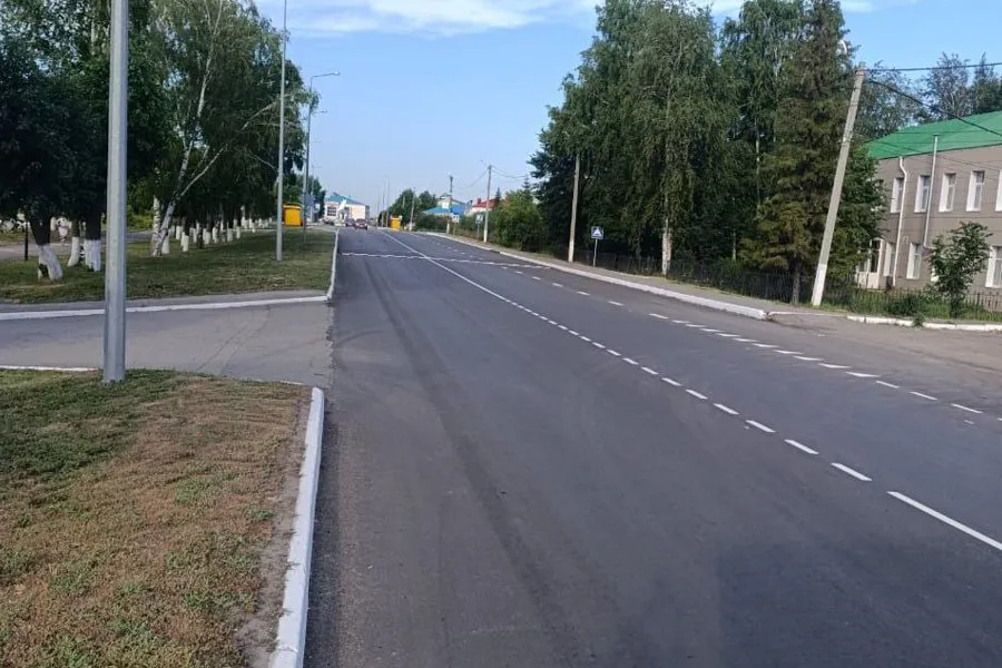 В Чувашии обновлён участок дороги Калинино - Батырево - Яльчики