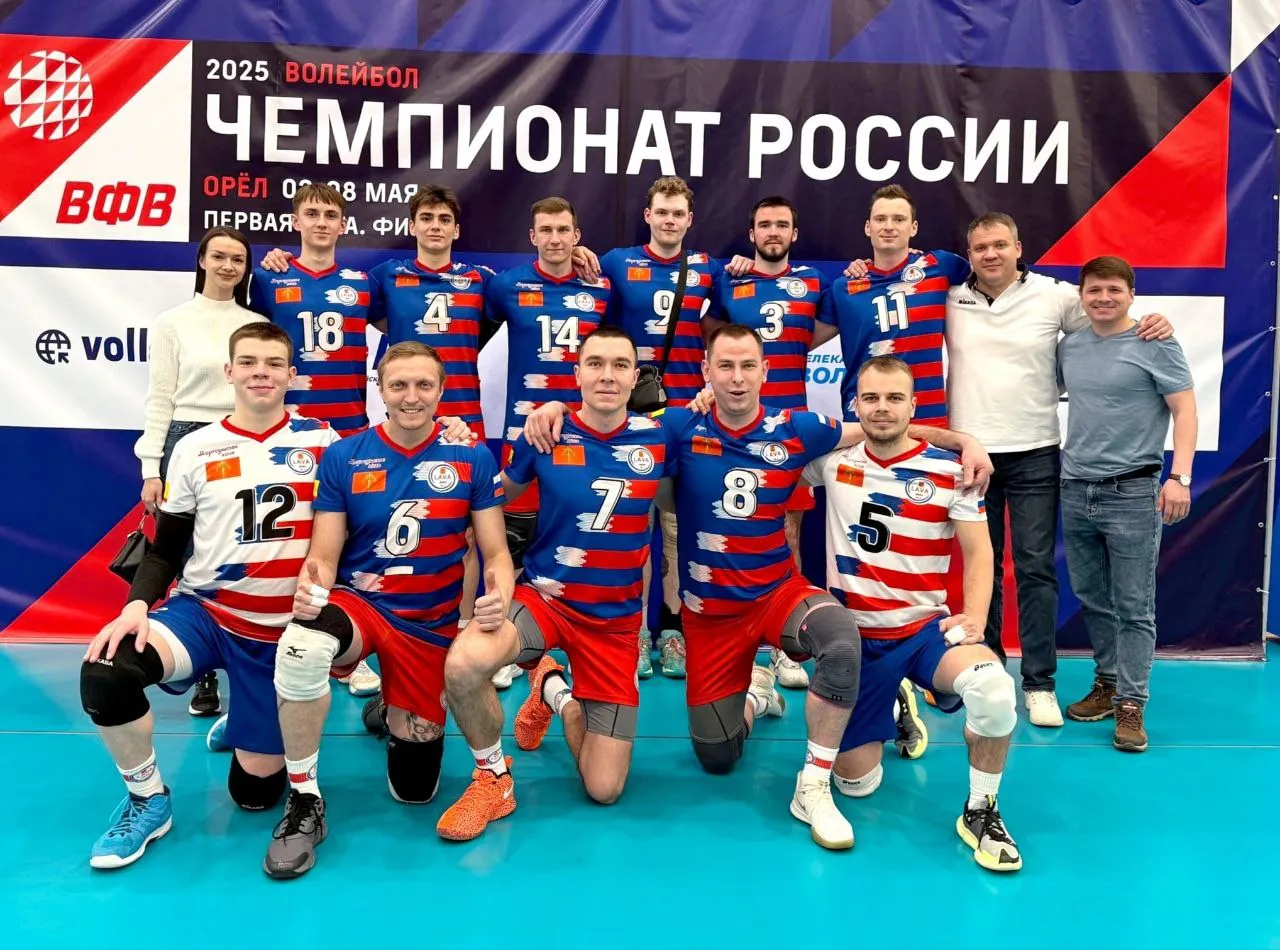 Чувашские волейболисты завоевали “бронзу” чемпионата России