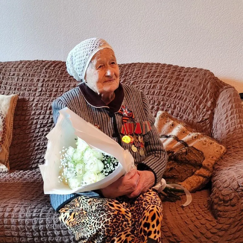 Зенитчица из Чувашии отметила 100-летний юбилей