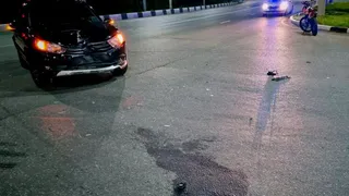 В Чебоксарах подросток на мотоцикле попал в аварию, проехав на красный свет