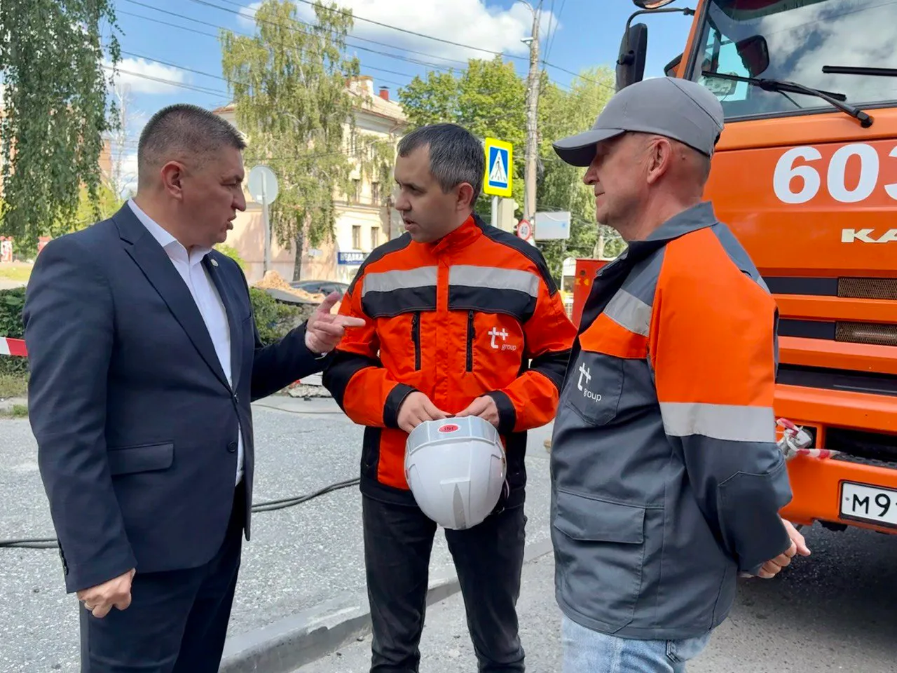 В Чебоксарах устраняют повреждения теплосетей после гидроиспытаний